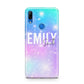 Personalised Unicorn Marble Name Huawei P Smart Z