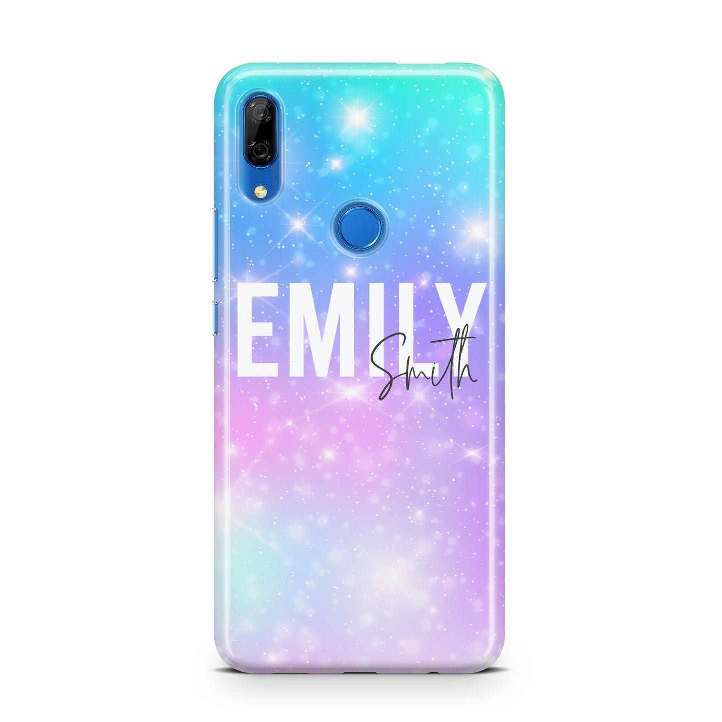 Personalised Unicorn Marble Name Huawei P Smart Z
