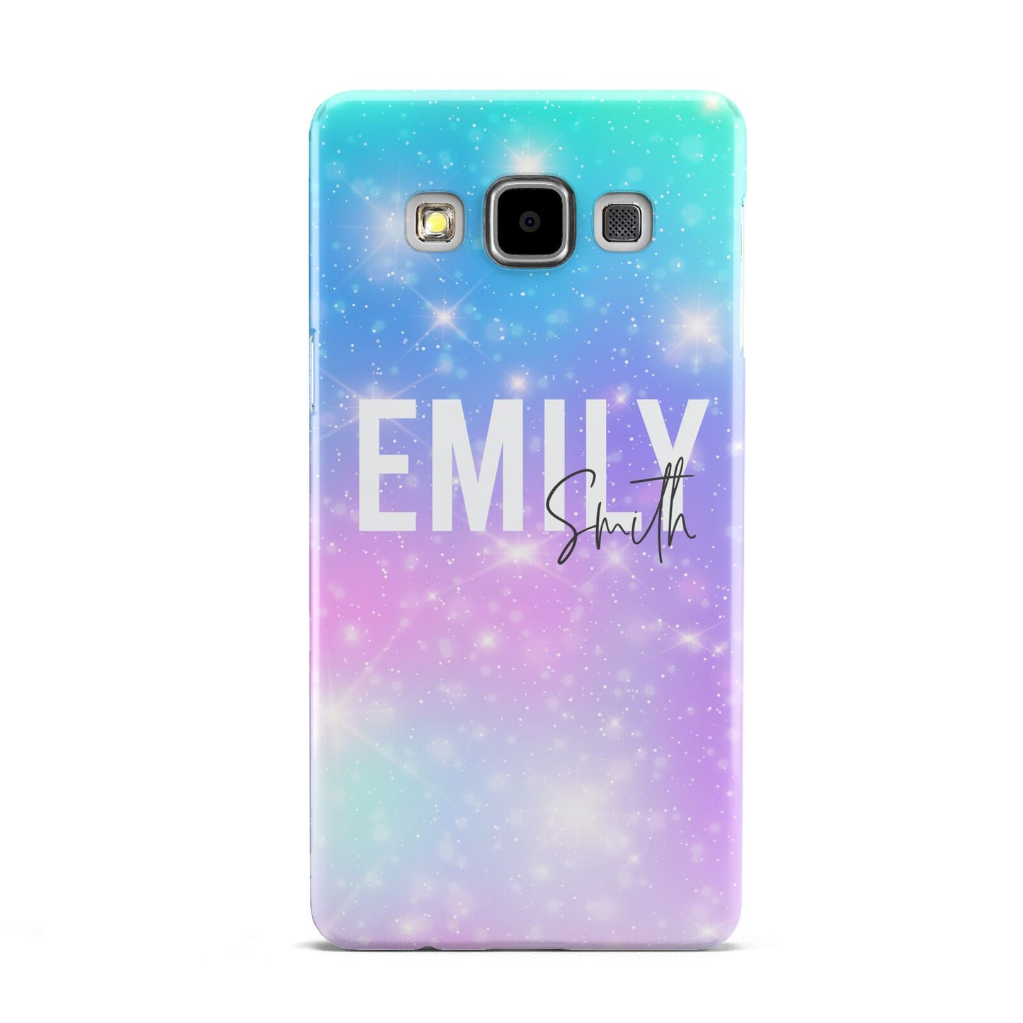 Personalised Unicorn Marble Name Samsung Galaxy A5 Case