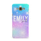 Personalised Unicorn Marble Name Samsung Galaxy A8 Case