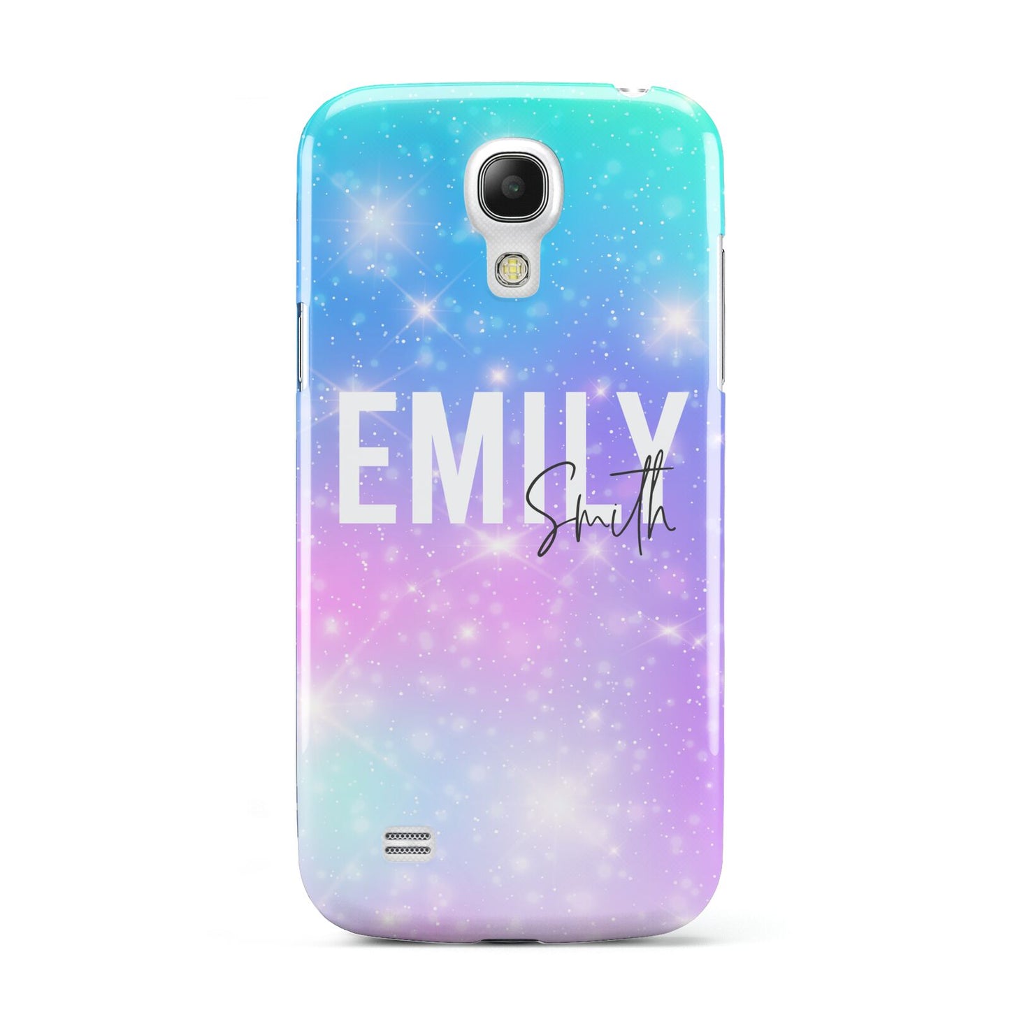 Personalised Unicorn Marble Name Samsung Galaxy S4 Mini Case