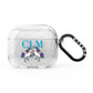 Personalised Unicorn Monogrammed AirPods Glitter Case 3rd Gen