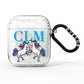 Personalised Unicorn Monogrammed AirPods Glitter Case