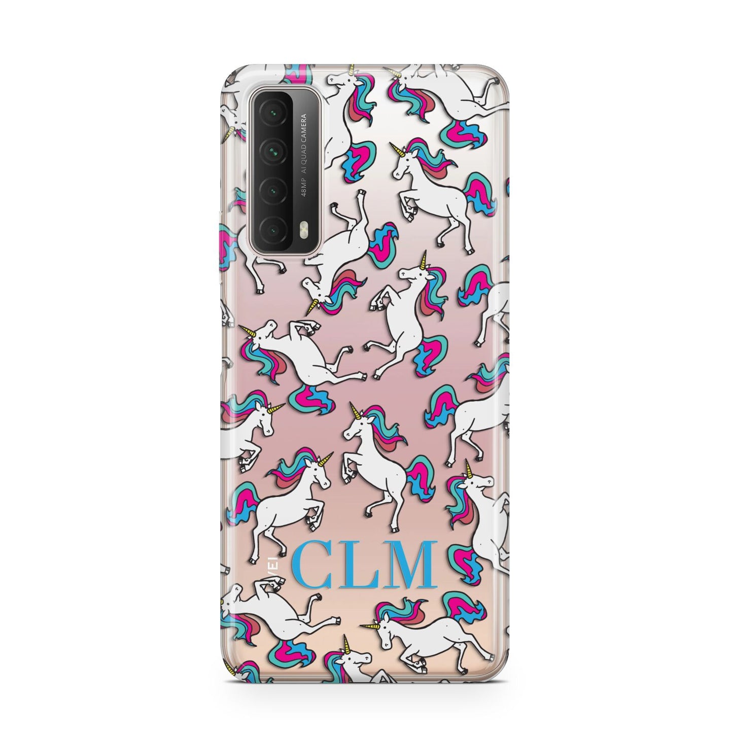 Personalised Unicorn Monogrammed Huawei P Smart 2021