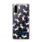 Personalised Unicorn Monogrammed Huawei P30 Phone Case