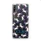 Personalised Unicorn Monogrammed Huawei P40 Lite E Phone Case