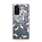 Personalised Unicorn Monogrammed Huawei P40 Phone Case