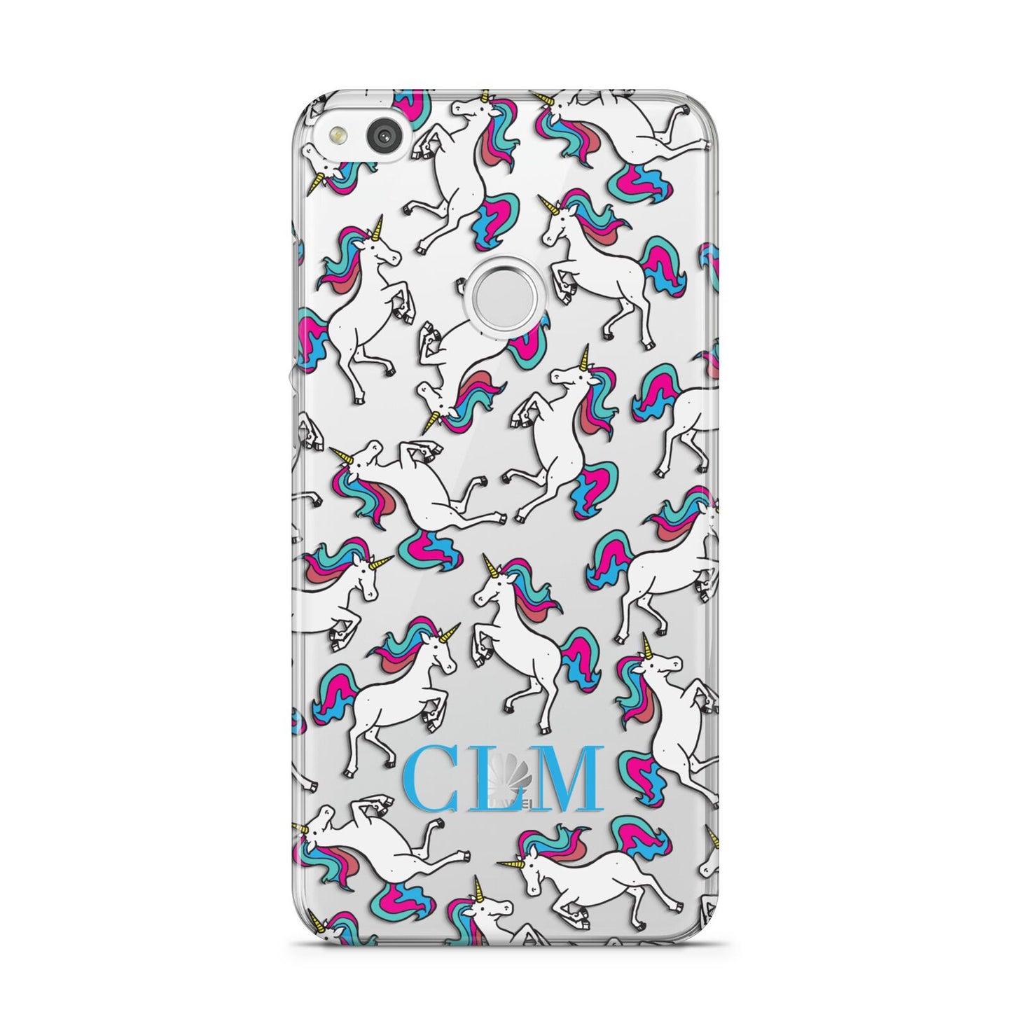 Personalised Unicorn Monogrammed Huawei P8 Lite Case