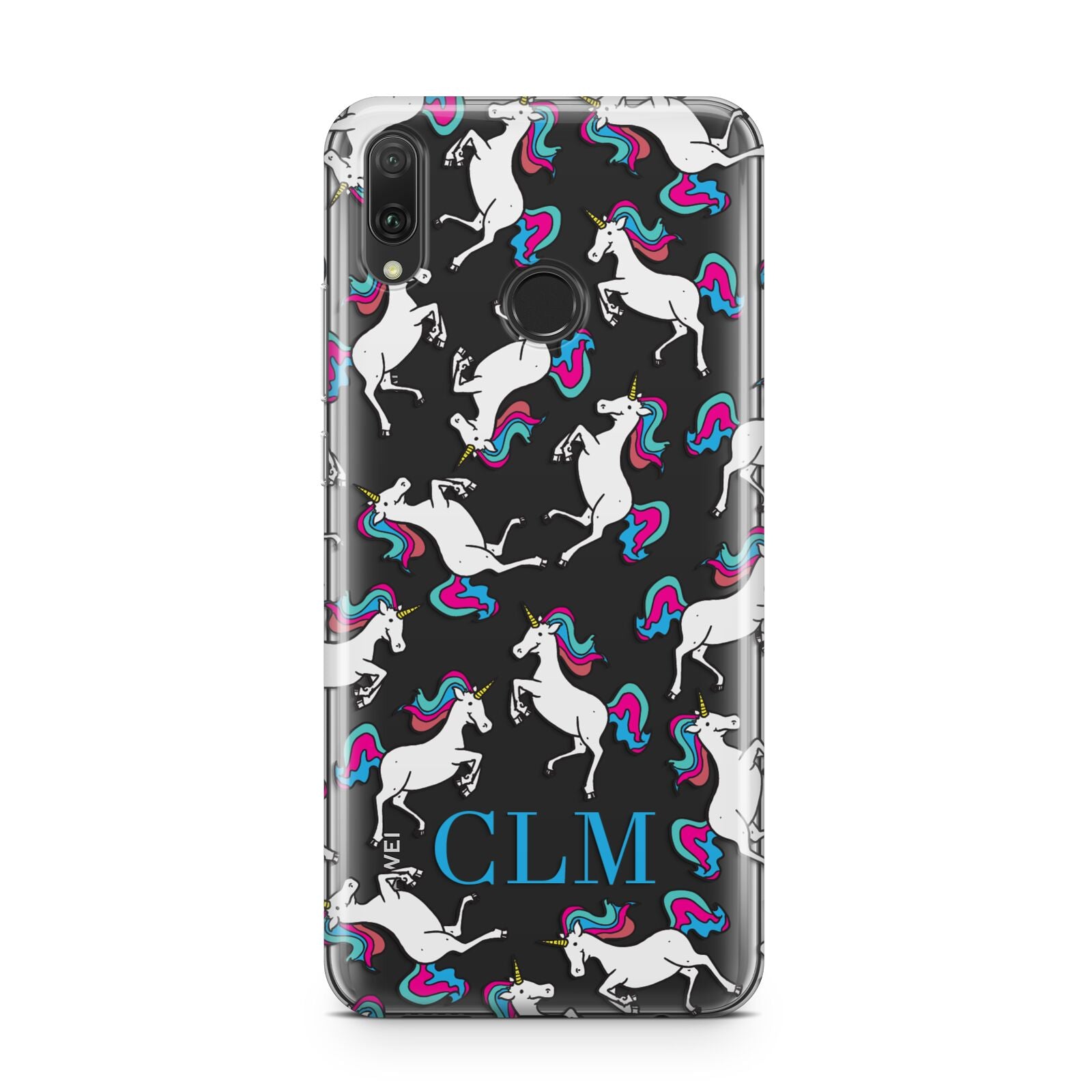 Personalised Unicorn Monogrammed Huawei Y9 2019