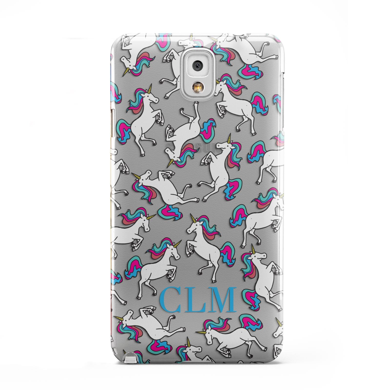 Personalised Unicorn Monogrammed Samsung Galaxy Note 3 Case