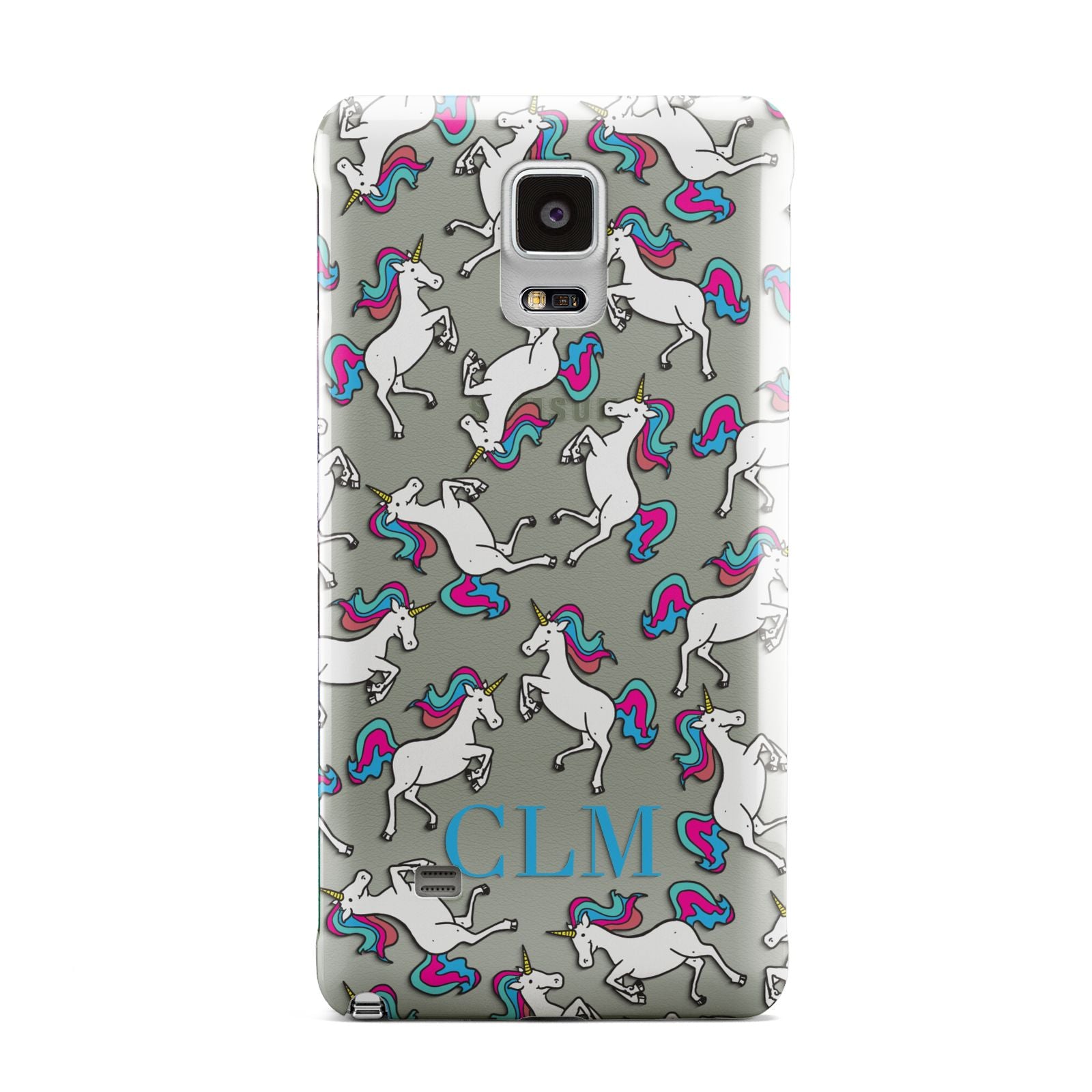Personalised Unicorn Monogrammed Samsung Galaxy Note 4 Case