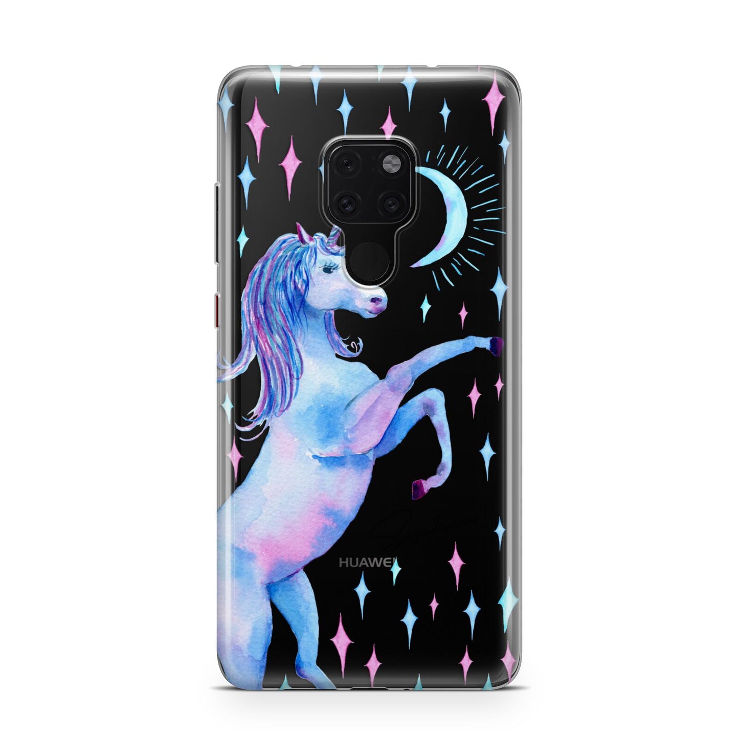 Personalised Unicorn Name Huawei Mate 20 Phone Case