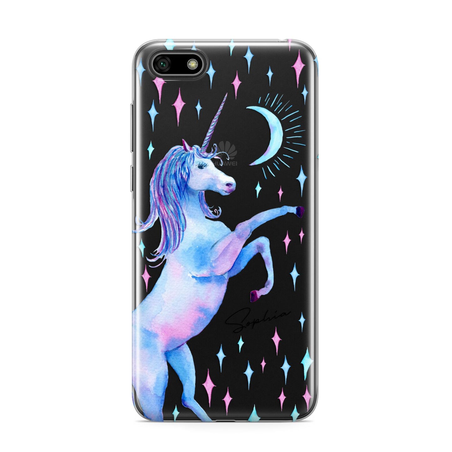 Personalised Unicorn Name Huawei Y5 Prime 2018 Phone Case
