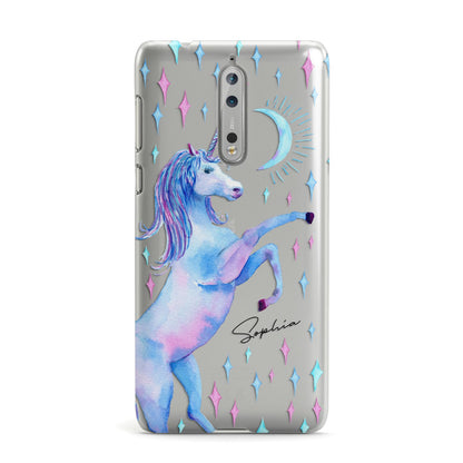 Personalised Unicorn Name Nokia Case
