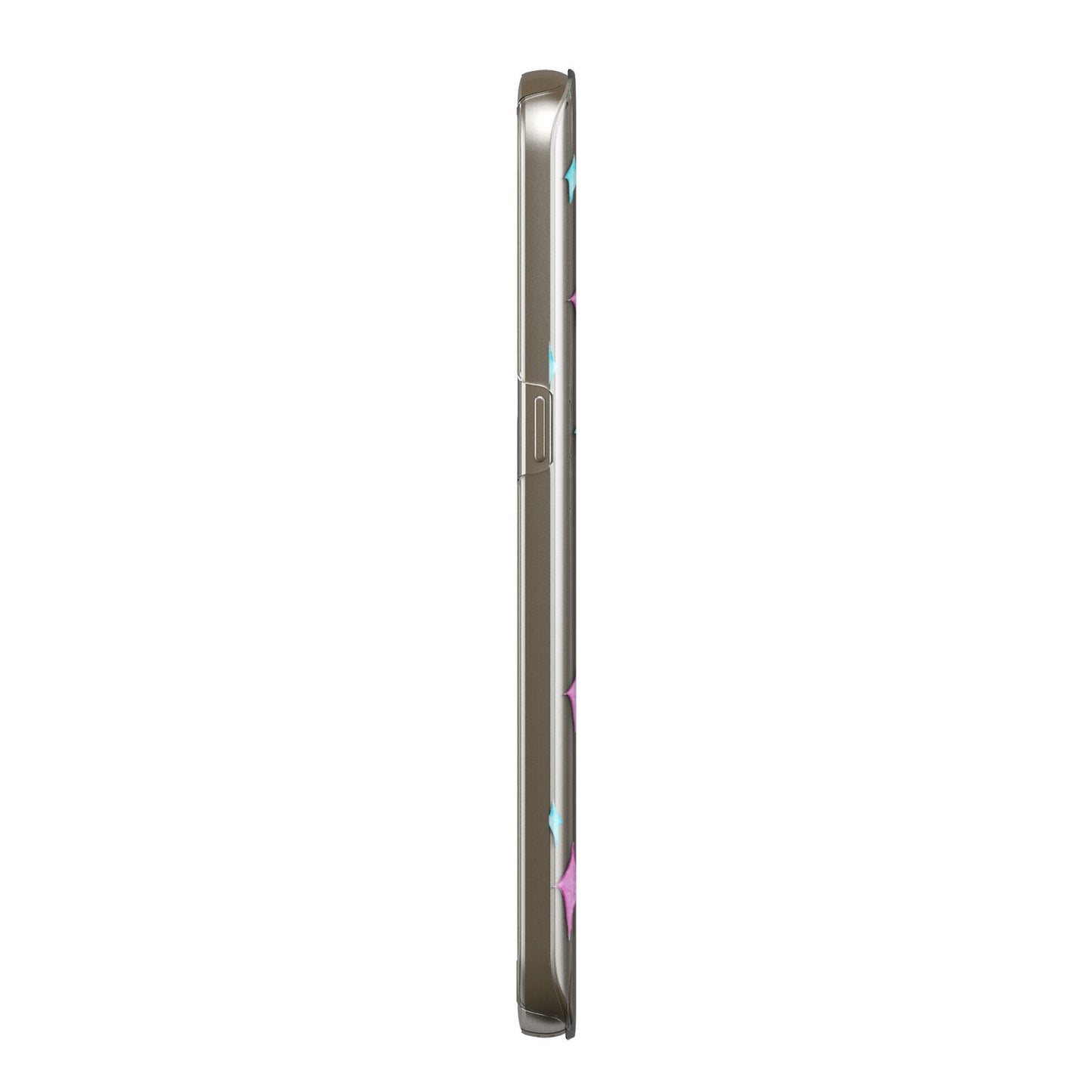 Personalised Unicorn Name Protective Samsung Galaxy Case Side Angle