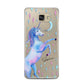 Personalised Unicorn Name Samsung Galaxy A5 2016 Case on gold phone