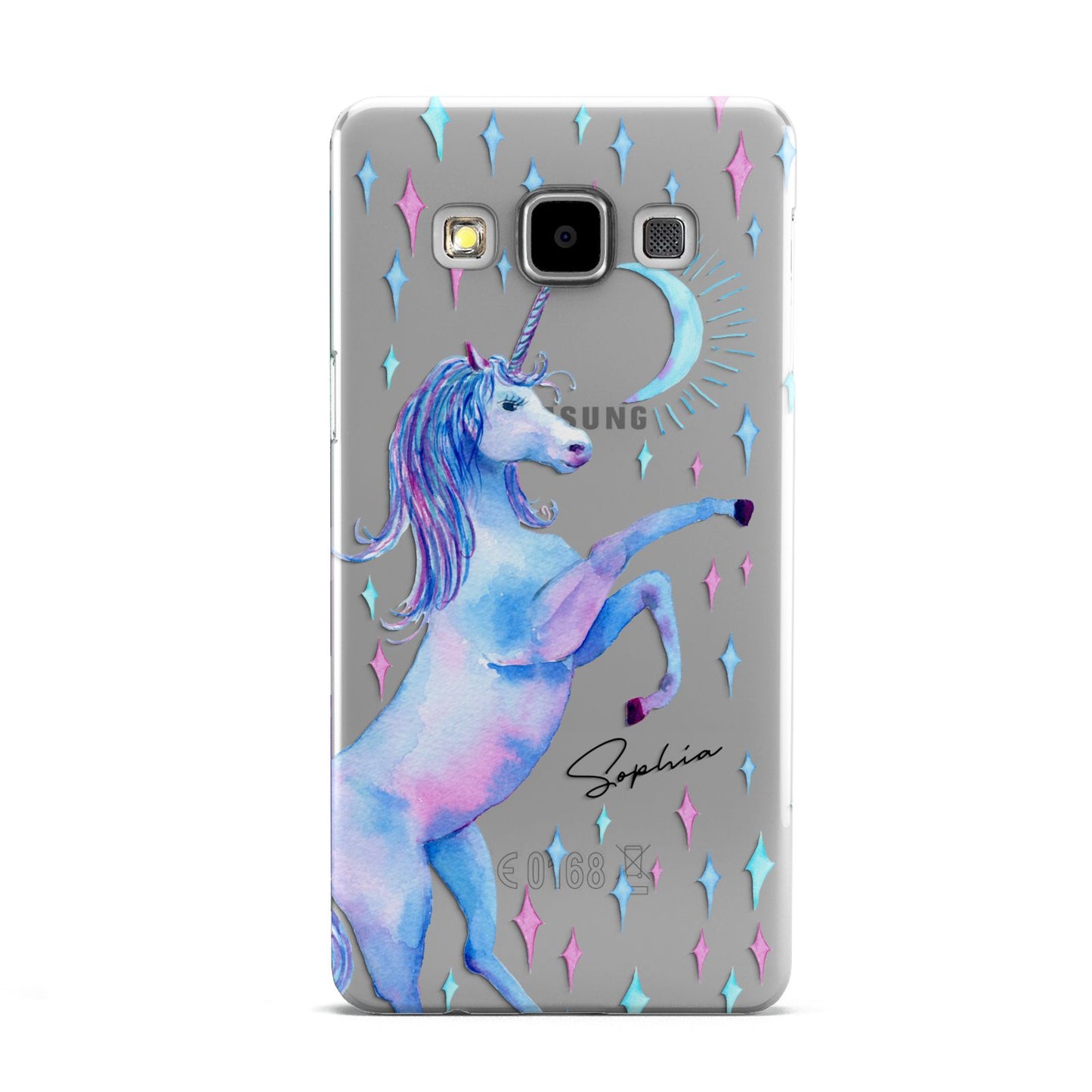 Personalised Unicorn Name Samsung Galaxy A5 Case