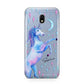 Personalised Unicorn Name Samsung Galaxy J3 2017 Case