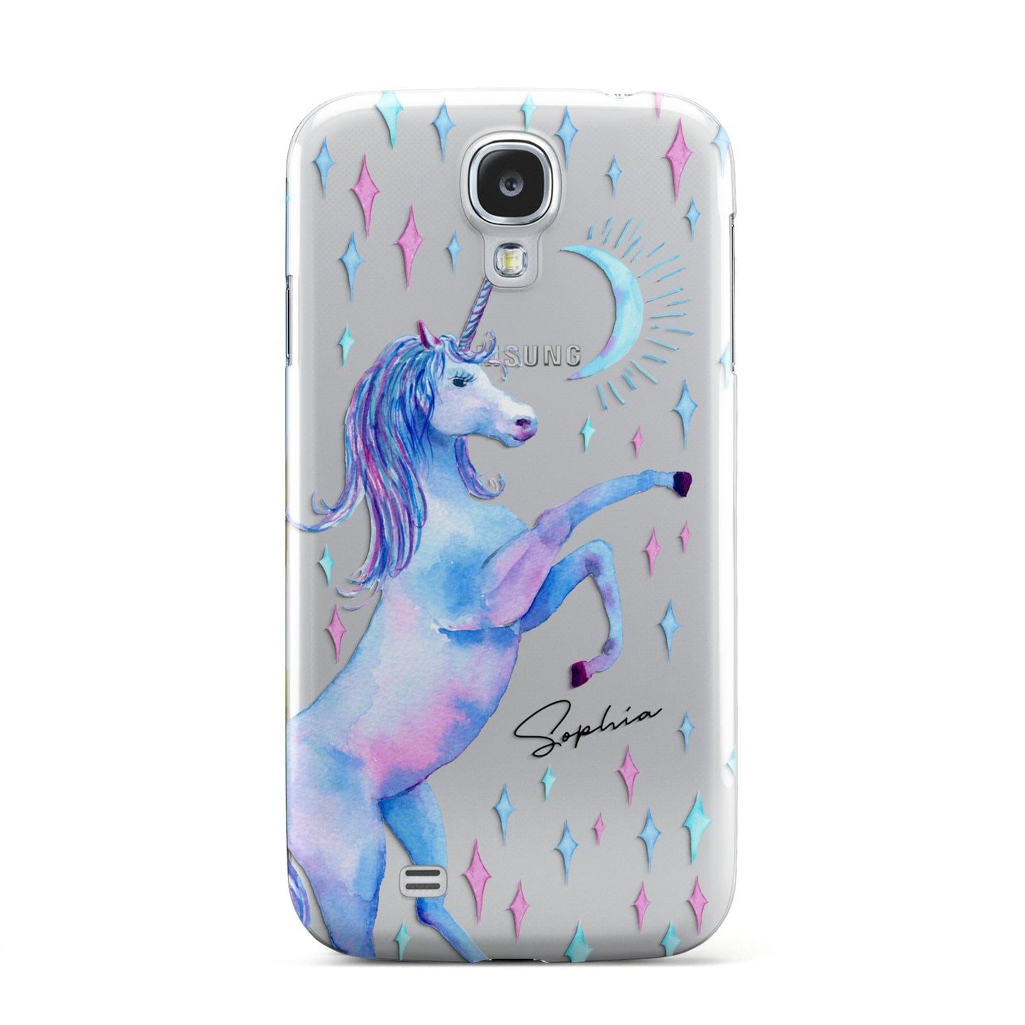 Personalised Unicorn Name Samsung Galaxy S4 Case