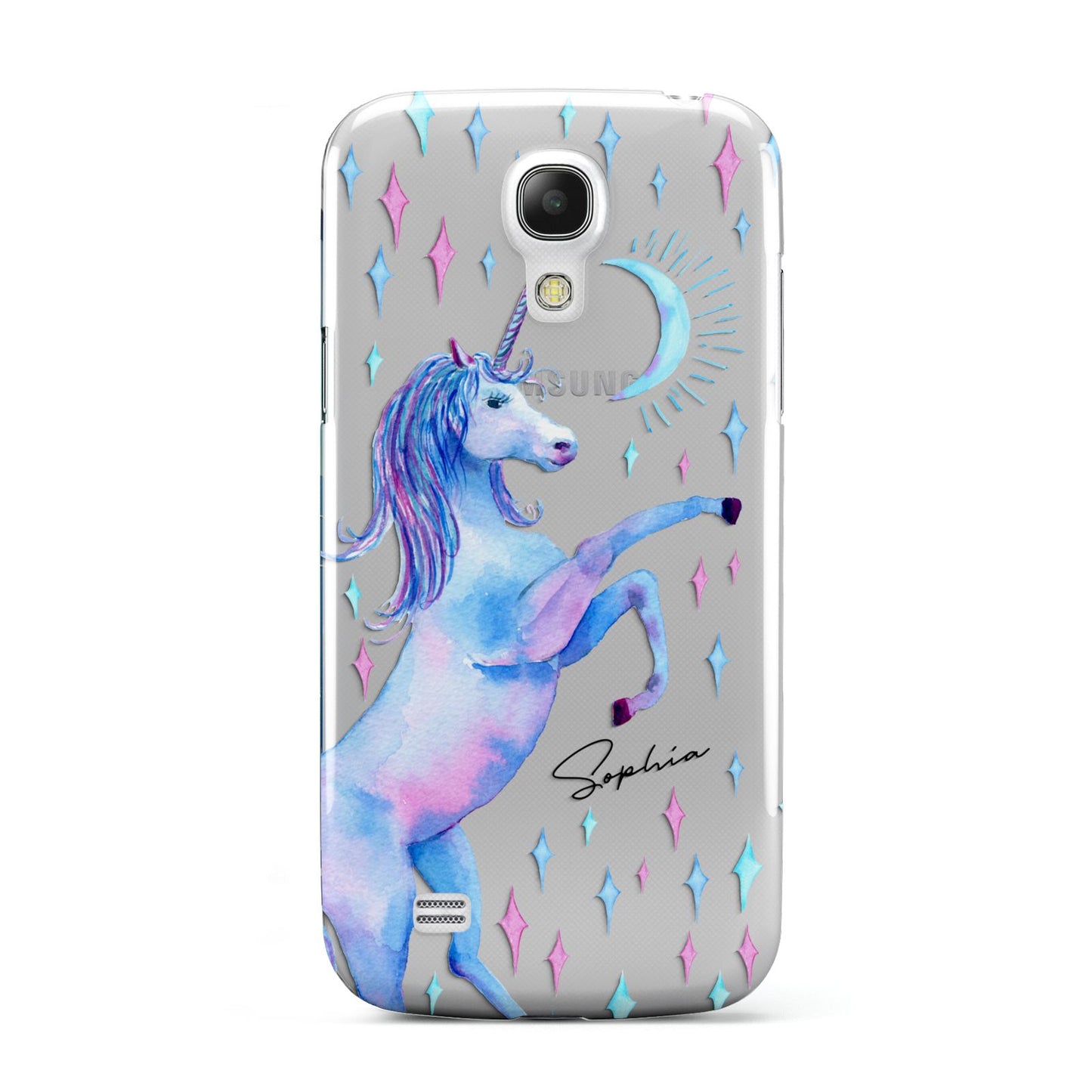 Personalised Unicorn Name Samsung Galaxy S4 Mini Case