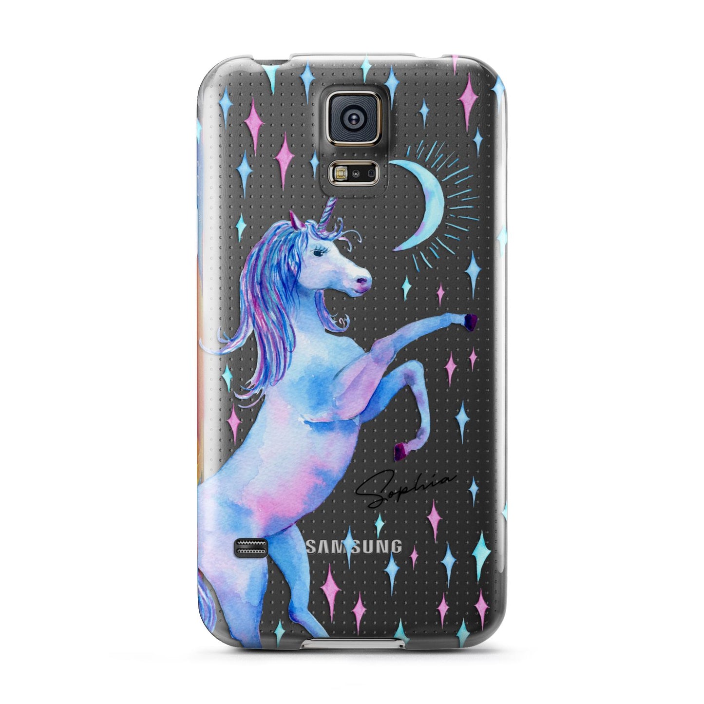 Personalised Unicorn Name Samsung Galaxy S5 Case
