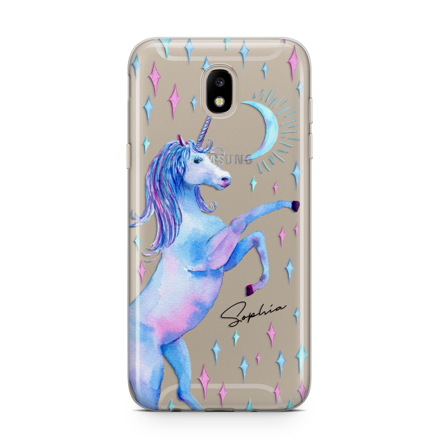 Personalised Unicorn Name Samsung J5 2017 Case