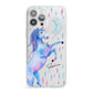 Personalised Unicorn Name iPhone 13 Pro Max Clear Bumper Case