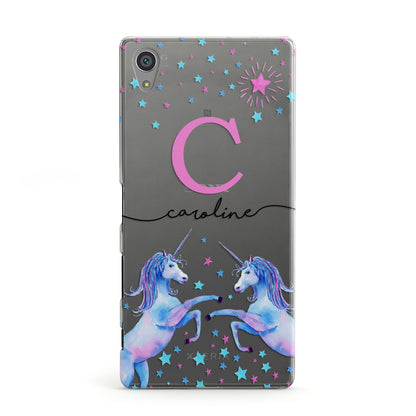 Personalised Unicorn Sony Xperia Case
