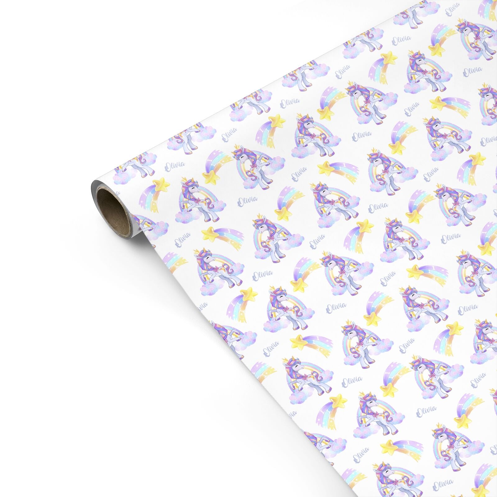 Personalised Unicorn Star Personalised Gift Wrap