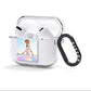 Personalised Unicorn Stars Photo AirPods Clear Case 3rd Gen Side Image