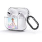 Personalised Unicorn Stars Photo AirPods Glitter Case 3rd Gen Side Image