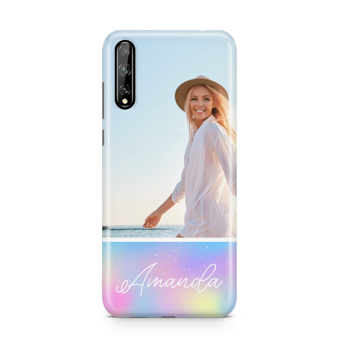 Personalised Unicorn Stars Photo Huawei Enjoy 10s Phone Case