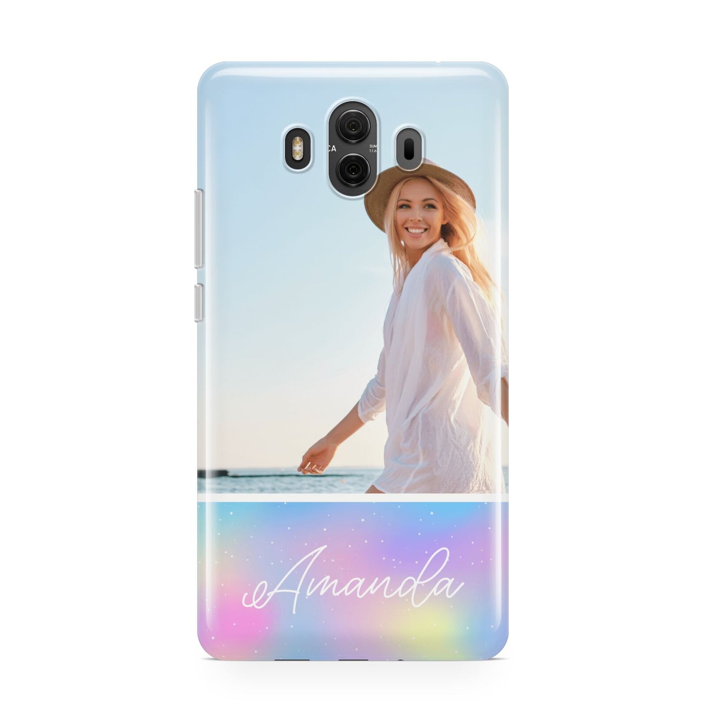 Personalised Unicorn Stars Photo Huawei Mate 10 Protective Phone Case