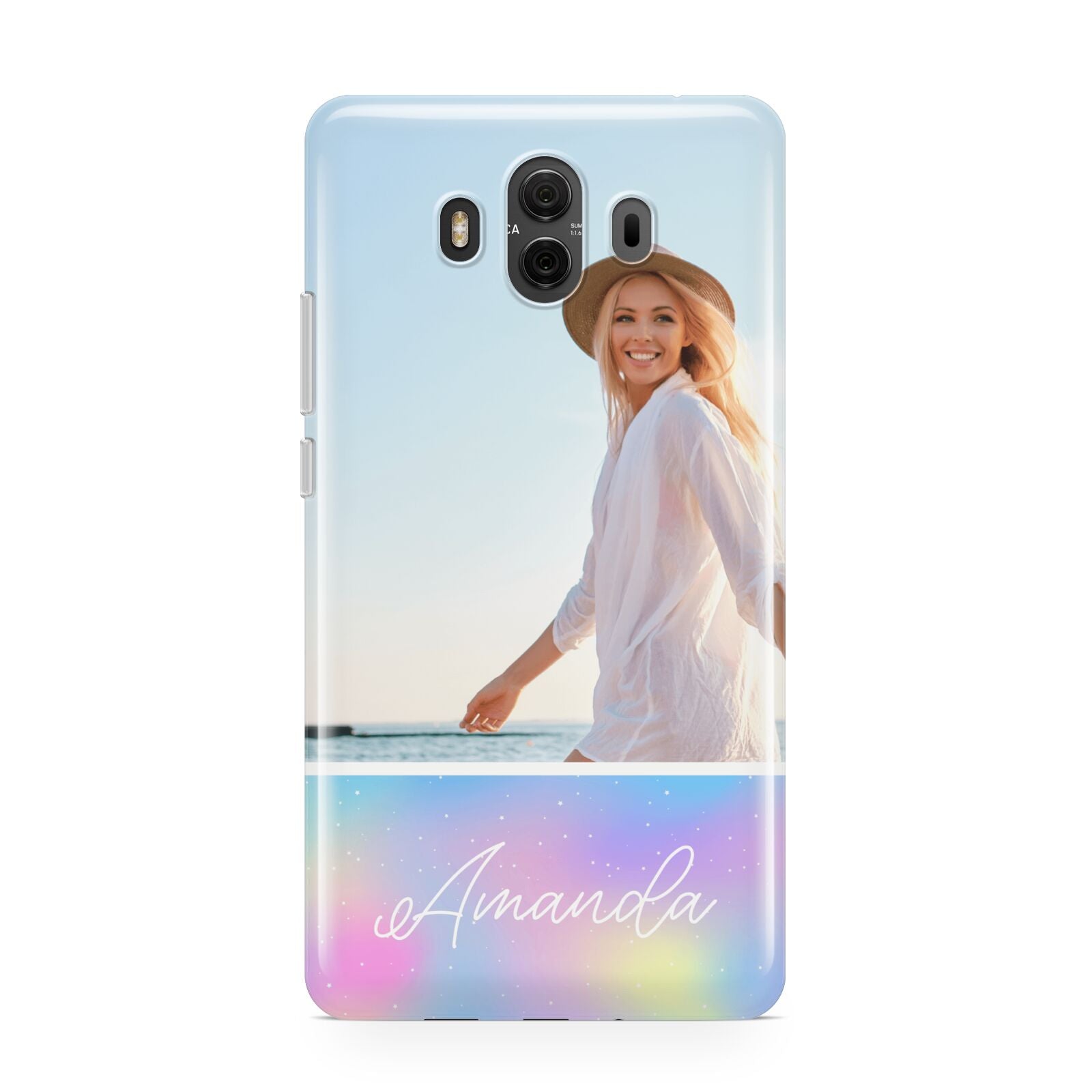 Personalised Unicorn Stars Photo Huawei Mate 10 Protective Phone Case