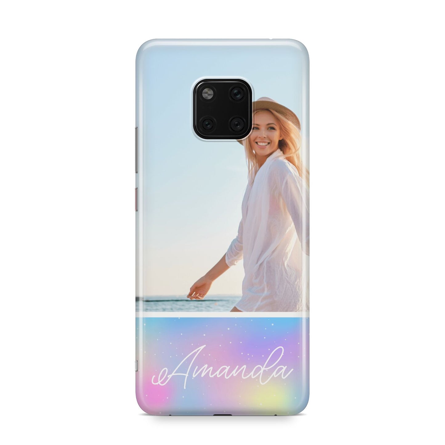 Personalised Unicorn Stars Photo Huawei Mate 20 Pro Phone Case