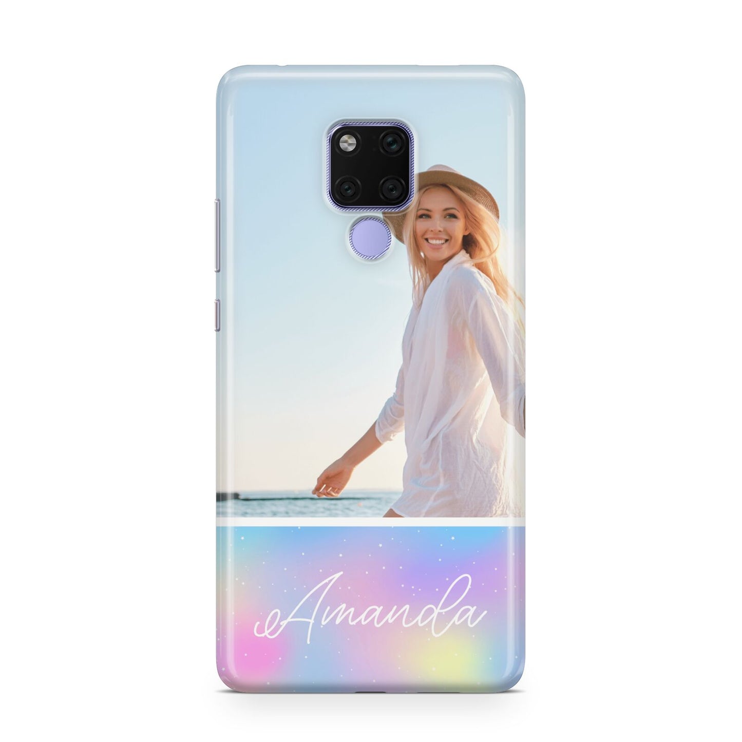 Personalised Unicorn Stars Photo Huawei Mate 20X Phone Case