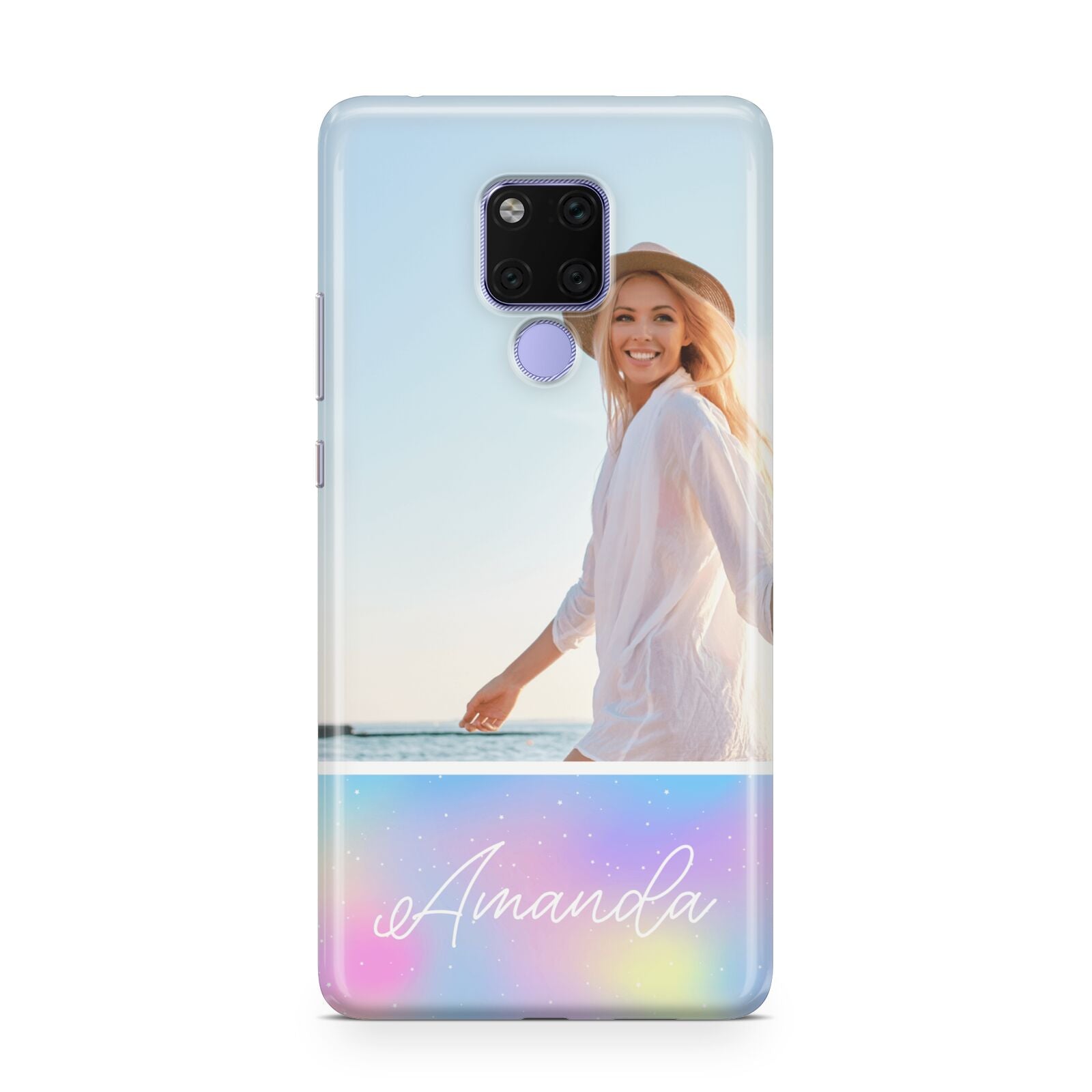 Personalised Unicorn Stars Photo Huawei Mate 20X Phone Case