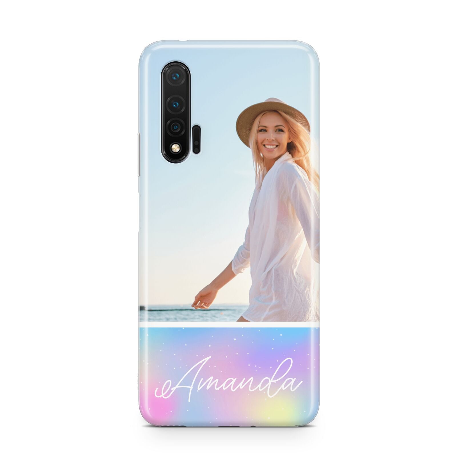 Personalised Unicorn Stars Photo Huawei Nova 6 Phone Case