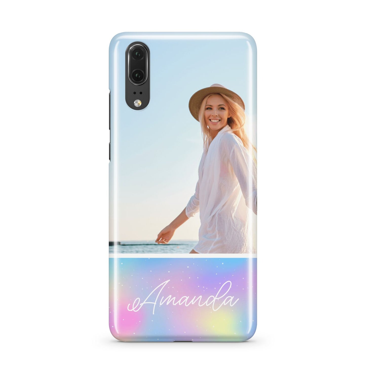 Personalised Unicorn Stars Photo Huawei P20 Phone Case