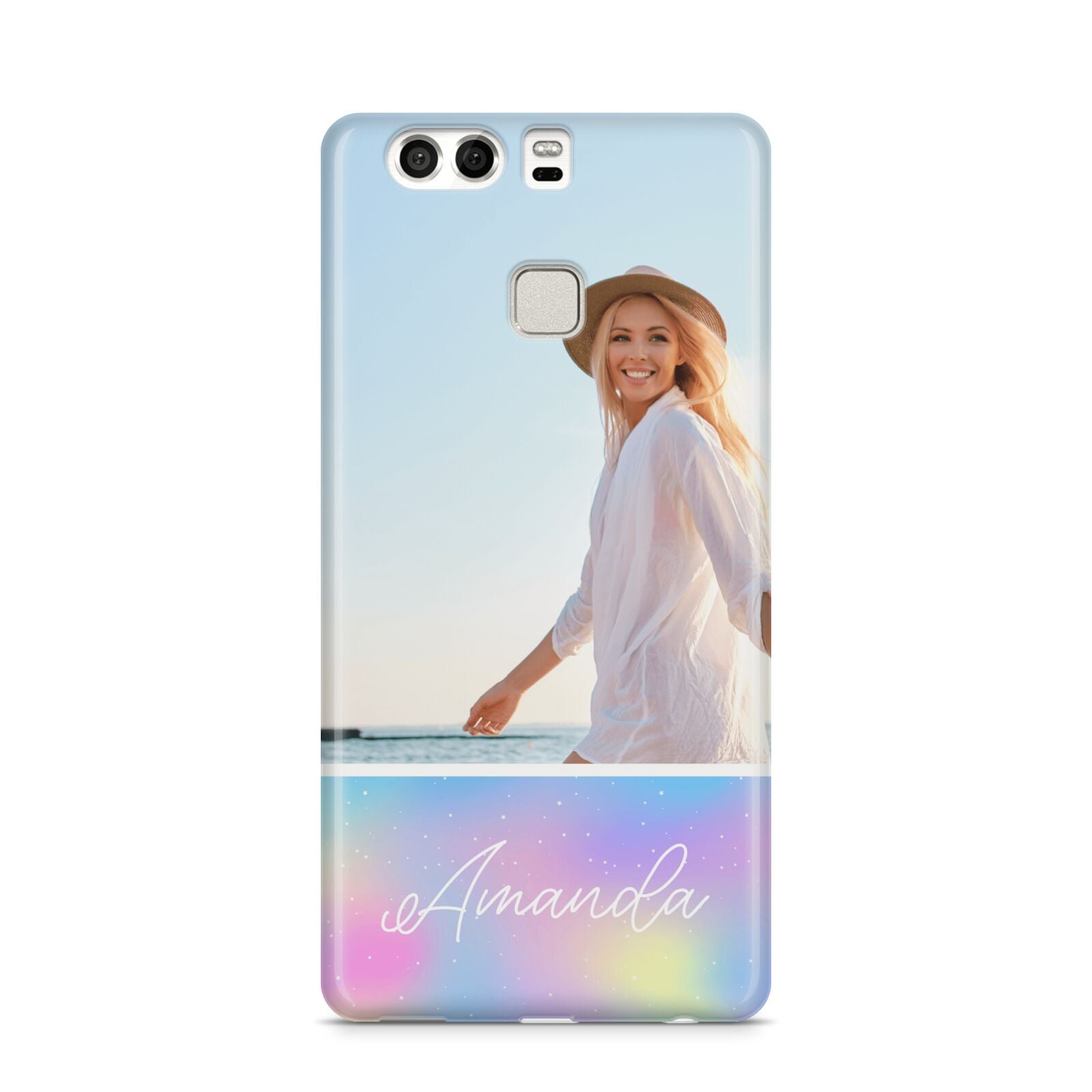 Personalised Unicorn Stars Photo Huawei P9 Case