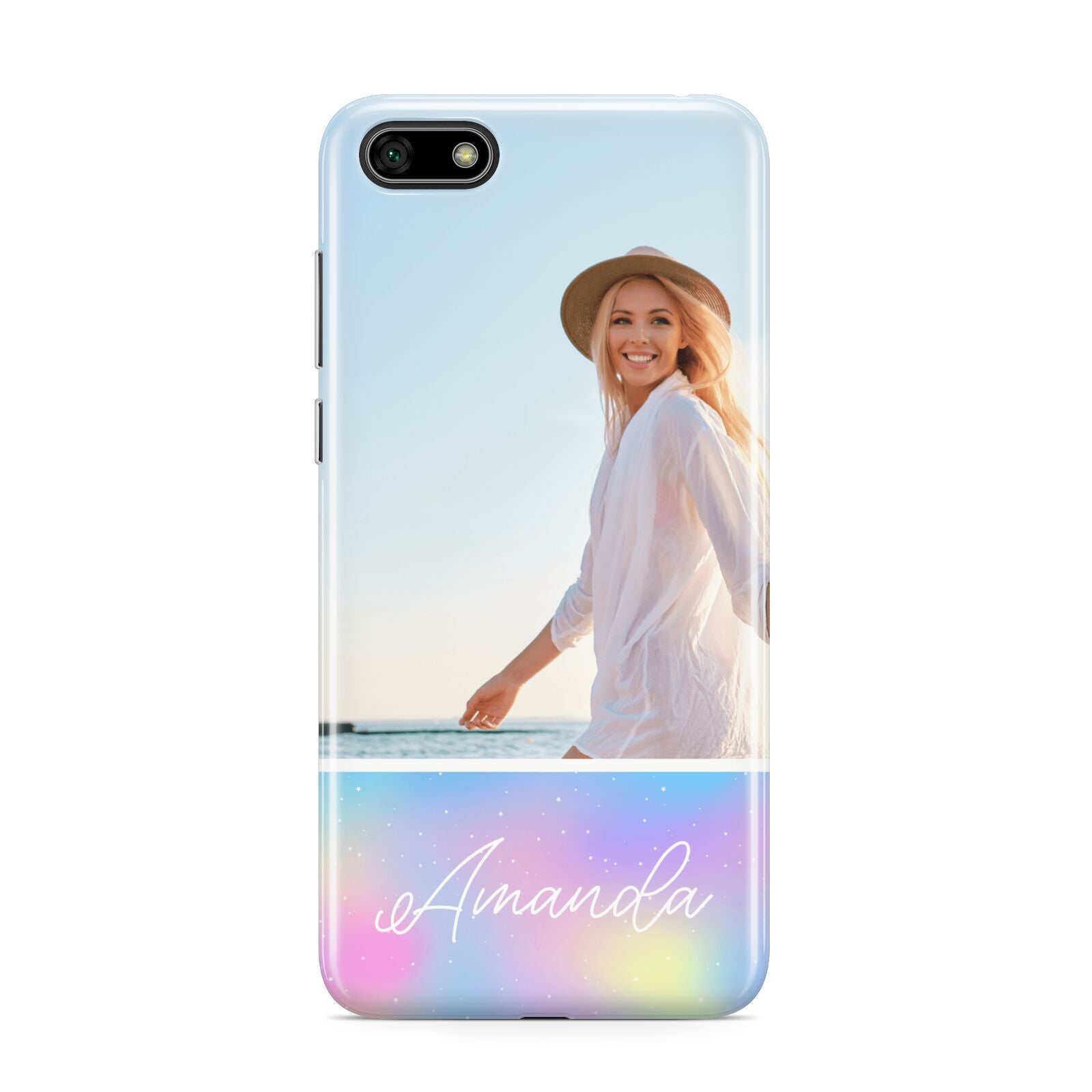 Personalised Unicorn Stars Photo Huawei Y5 Prime 2018 Phone Case