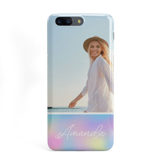 Personalised Unicorn Stars Photo OnePlus Case