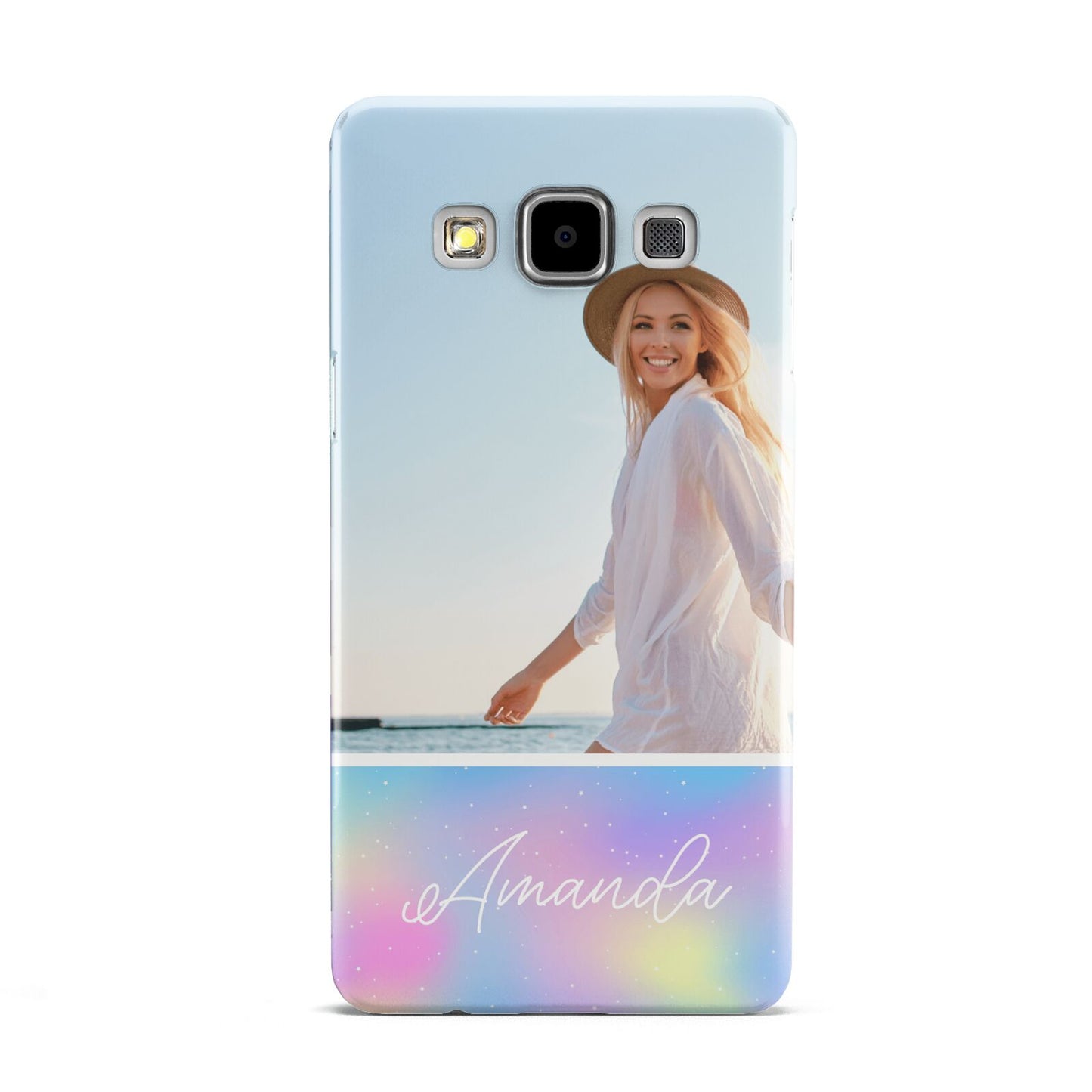 Personalised Unicorn Stars Photo Samsung Galaxy A5 Case