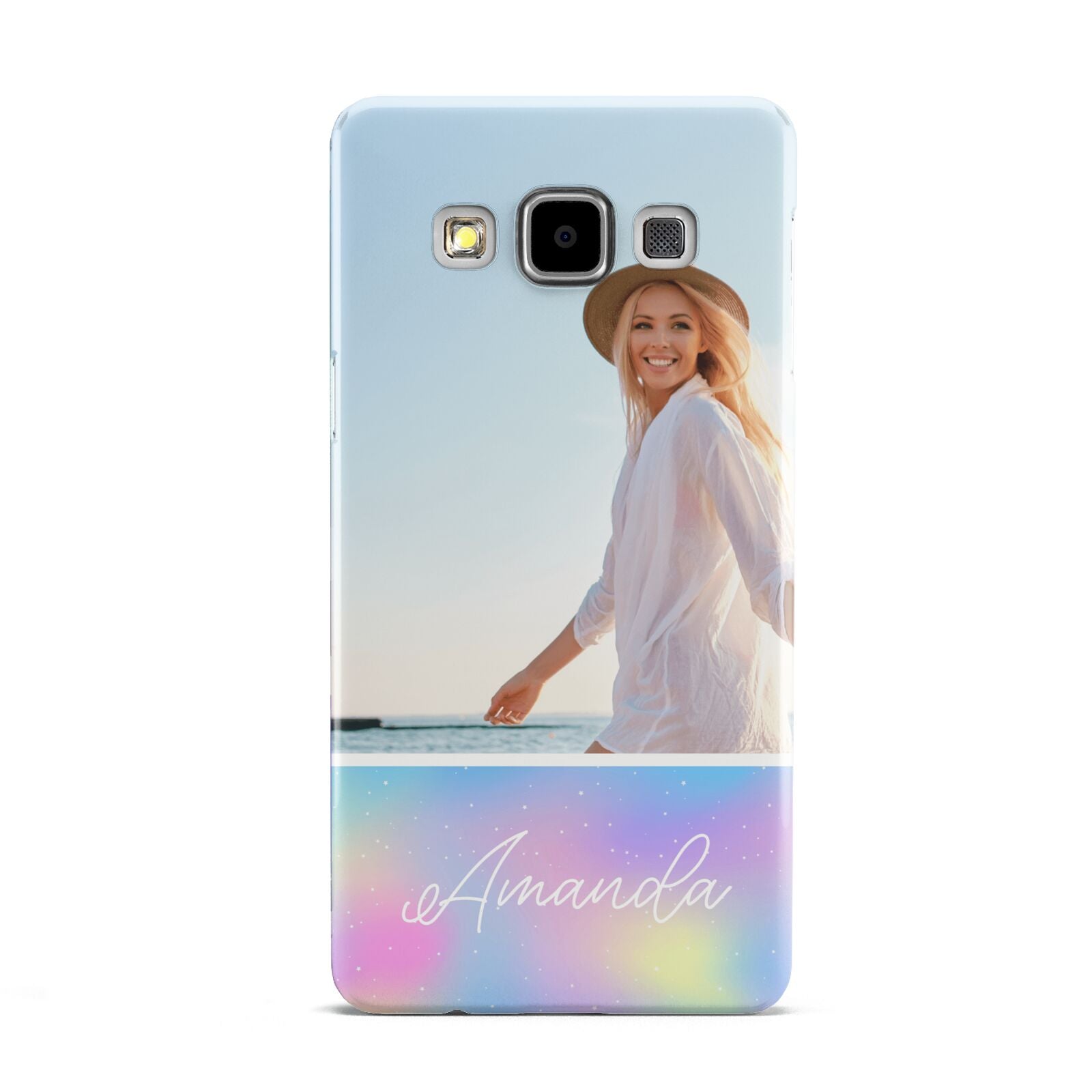 Personalised Unicorn Stars Photo Samsung Galaxy A5 Case