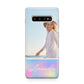 Personalised Unicorn Stars Photo Samsung Galaxy S10 Plus Case