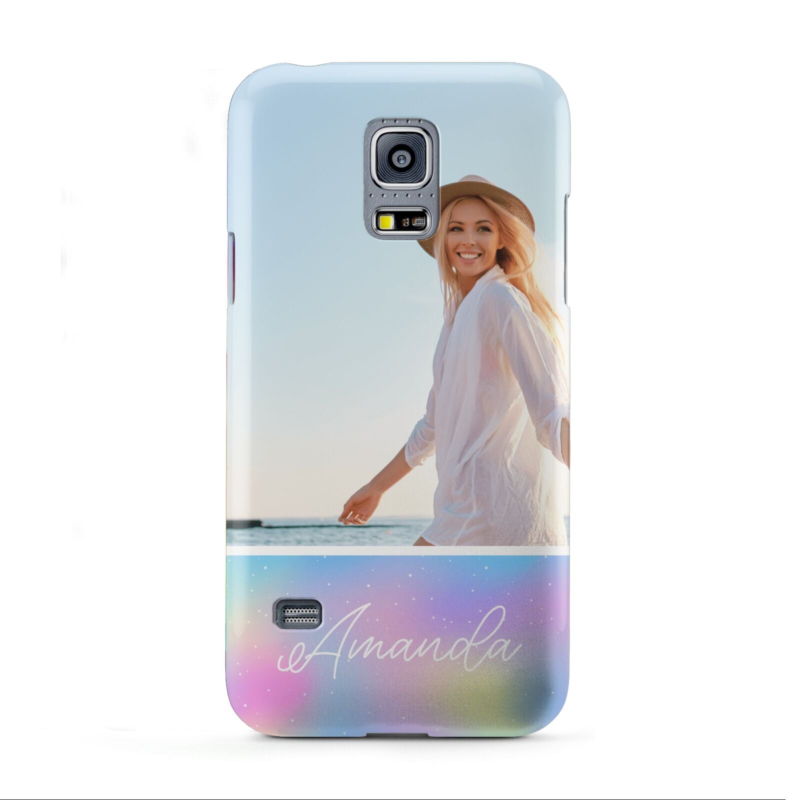Personalised Unicorn Stars Photo Samsung Galaxy S5 Mini Case