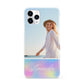 Personalised Unicorn Stars Photo iPhone 11 Pro 3D Snap Case
