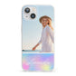 Personalised Unicorn Stars Photo iPhone 13 Clear Bumper Case