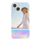 Personalised Unicorn Stars Photo iPhone 13 Mini Full Wrap 3D Snap Case
