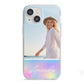 Personalised Unicorn Stars Photo iPhone 13 Mini TPU Impact Case with White Edges